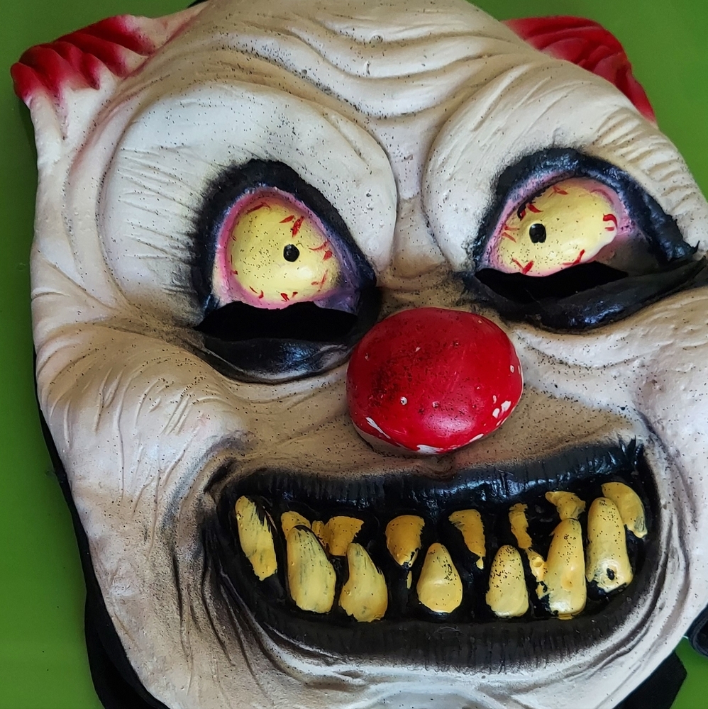HALLOWEEN CRAZY EVIL CLOWN MASK WITH HOOD